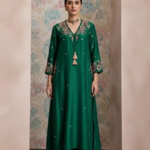 Green Kurta Set